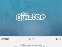 Tablet Screenshot of mrquizter.com